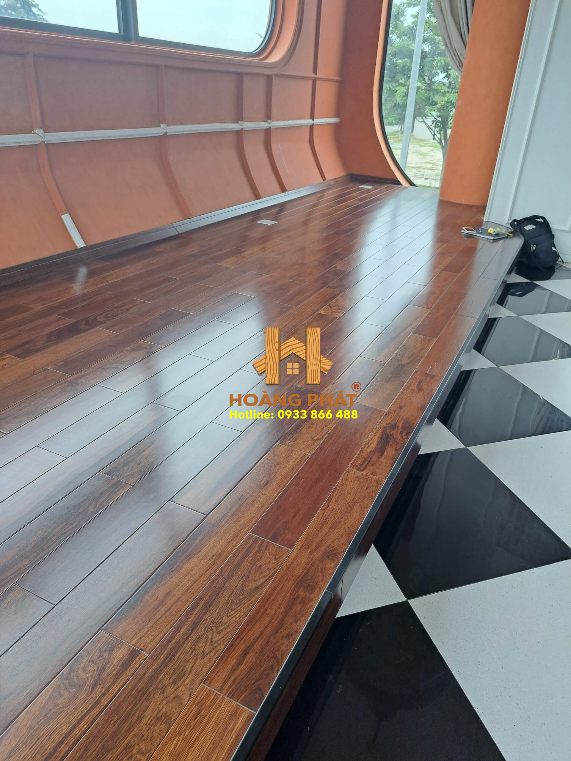 Sàn gỗ Chiuliu Lào 15 x 90 x 750mm