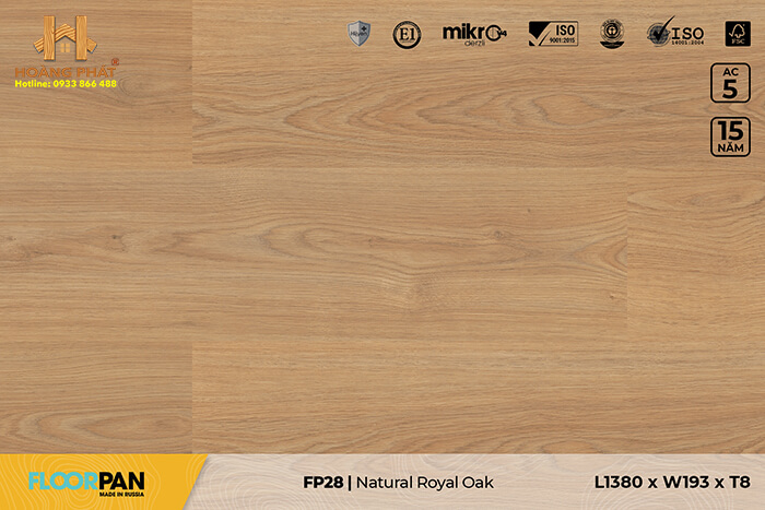 Sàn Gỗ Floorpan FP28, ảnh thực tế công trình do Hoàng Phát thi công