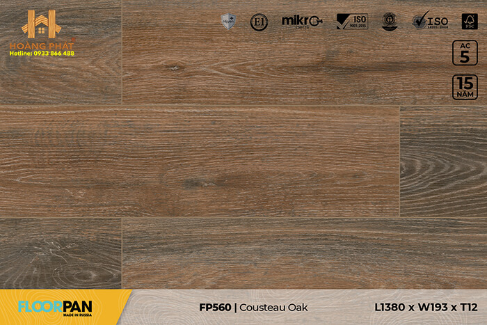 Sàn Gỗ Floorpan FP560, ảnh thực tế công trình do Hoàng Phát thi công