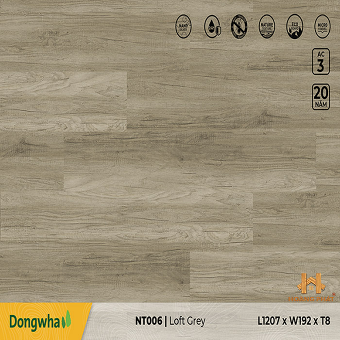 sàn gỗ dongwha 8mm nt006