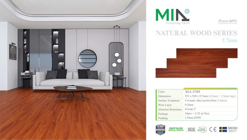 Sàn Nhựa Hèm Khóa MIA MA3709 4.2mm