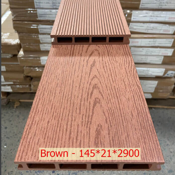 Sàn gỗ nhựa ngoài trời 145 x 21 x 2900mm
