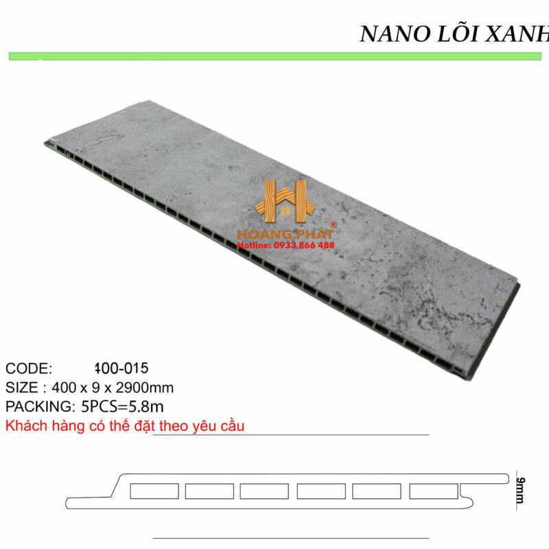 Tấm Ốp Nano Cao Cấp Cốt Xanh HP-015