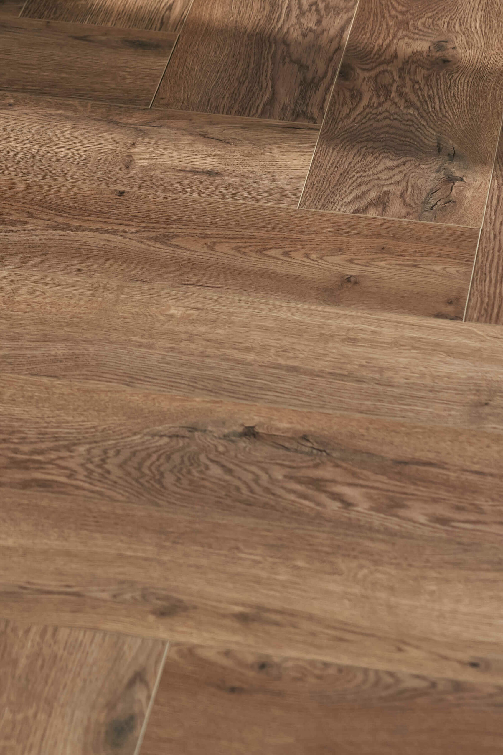 Sàn gỗ An Cường Xương Cá Kiểu Tự Nhiên Herringbone AC 4018