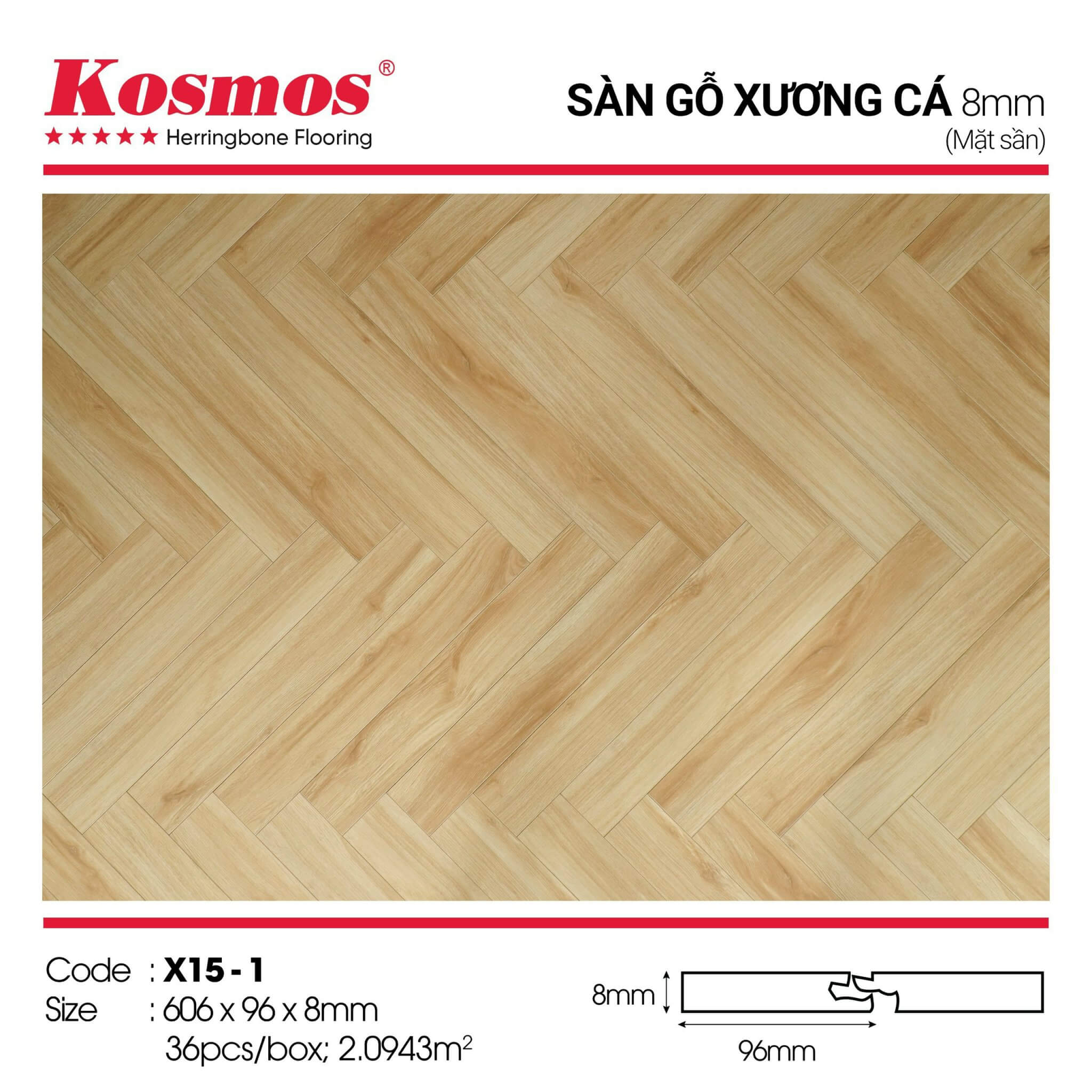 sàn gỗ công nghiệp kosmos xương cá 8mm X15-1