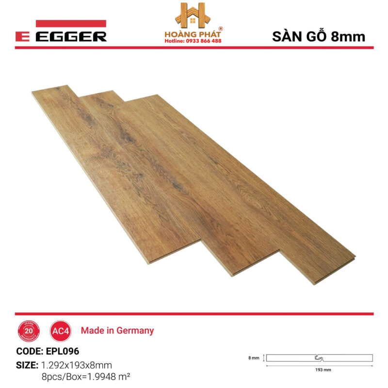 Sàn gỗ Egger Đức EPL096