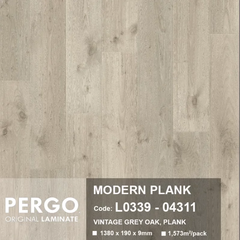 Sàn Gỗ Pergo Modern Plank 9mm 04311