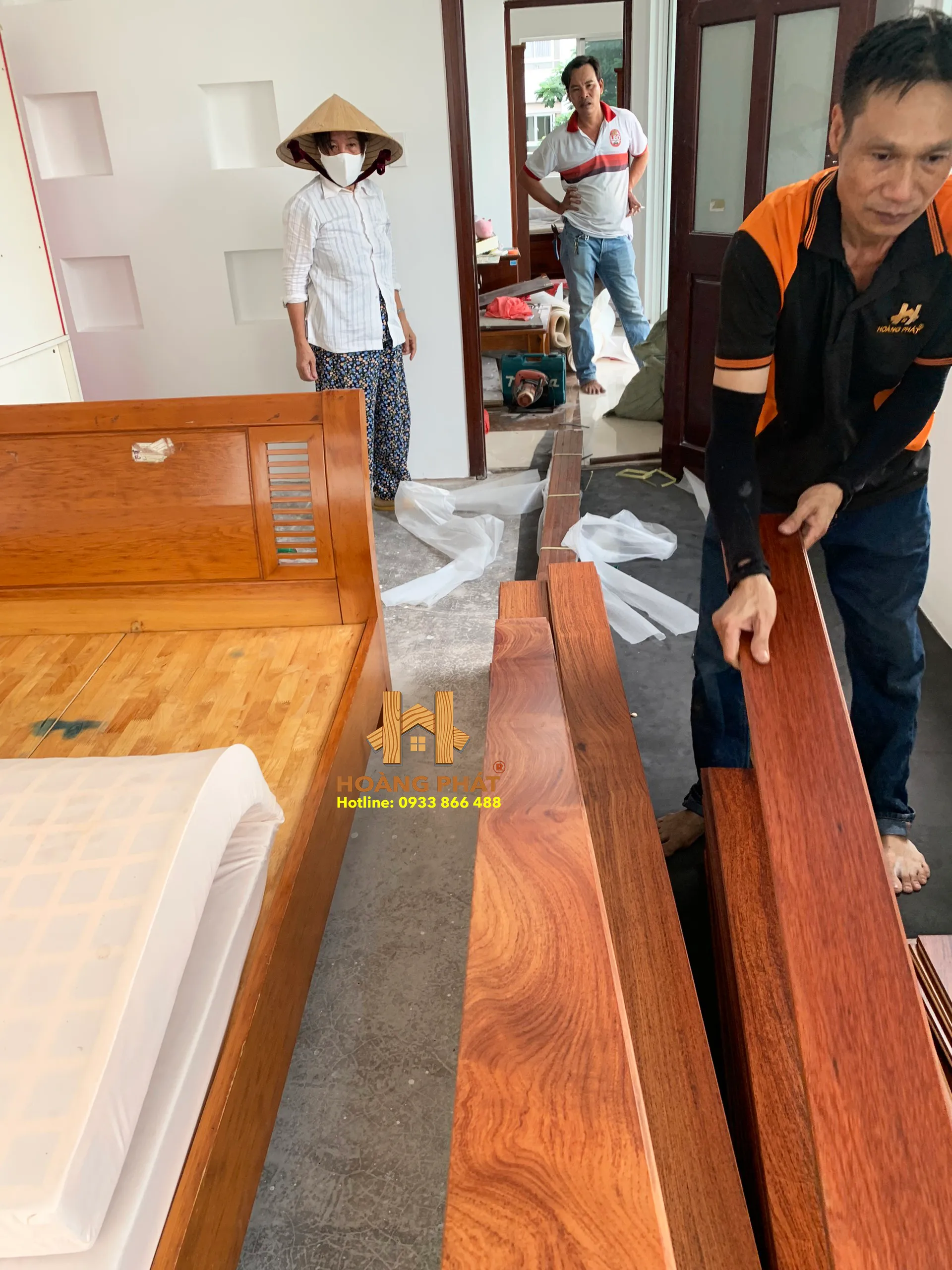 Sàn gỗ Giáng Hương Lào Solid 15 x 120 x 1820mm
