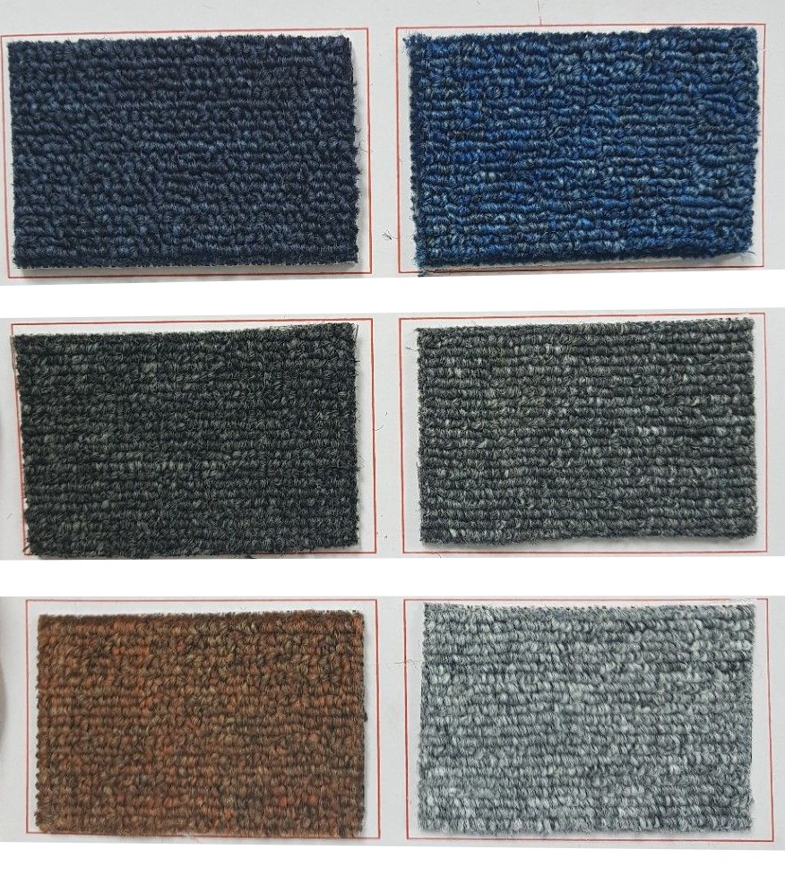 Bảng màu thảm cuộn trải sàn