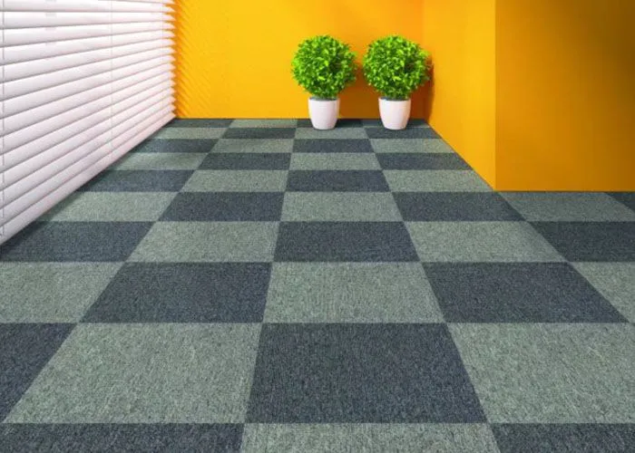 Thảm trải sàn Bei kết hợp 2 màu