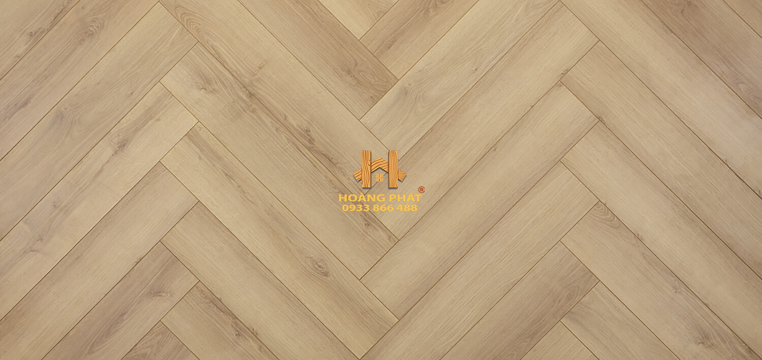 Sàn gỗ An Cường Xương Cá Kiểu Tự Nhiên Herringbone AC 4001