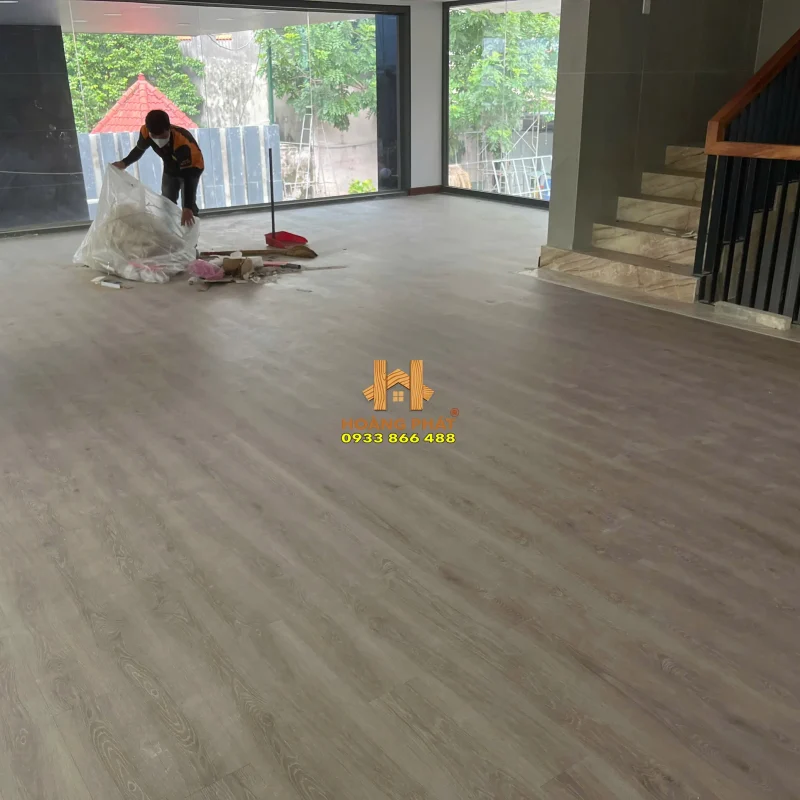Công trình sàn Kobler K33 do Hoàng Phát cấp vật tư và thi công