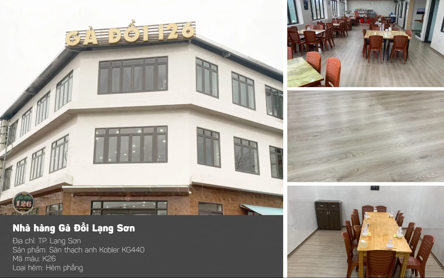 Sàn Thạch Anh Cao Cấp Kobler K26 Sành Điệu 6 Công trình thực tế sử dụng sàn thạch anh Kobler mã màu K26