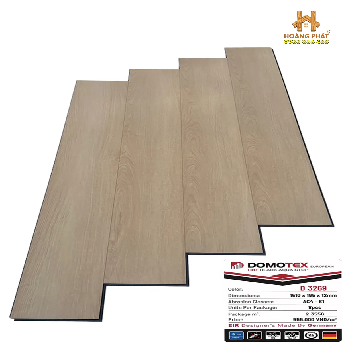 san-go-domotex d3269 (2) Sàn gỗ Domotex 12mm cốt đen 3269