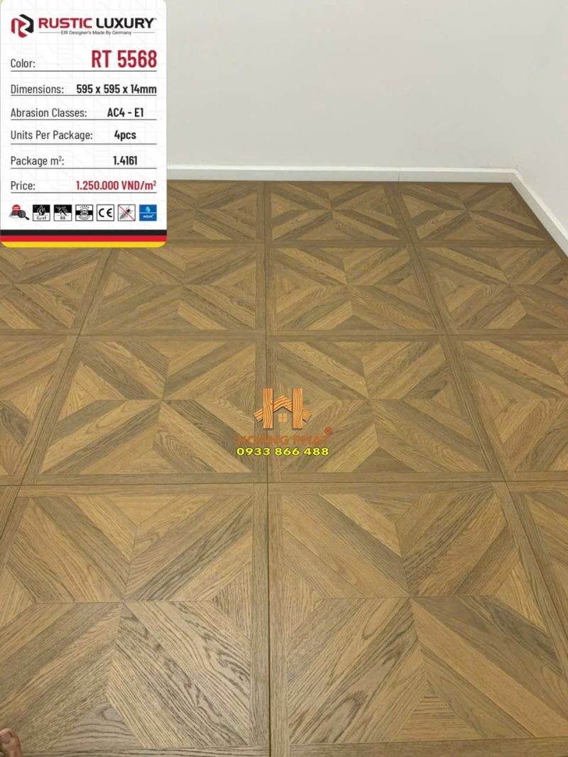 Sàn Gỗ Hoa Văn Rustic Luxury RT 5568