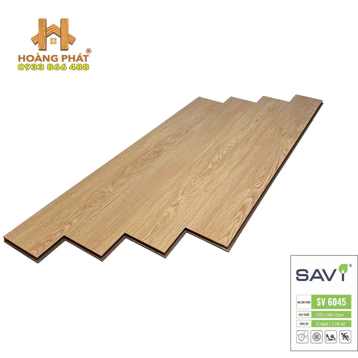 san-go-savi-12mm-sv-6045 Sàn Gỗ Savi SV6045 12mm