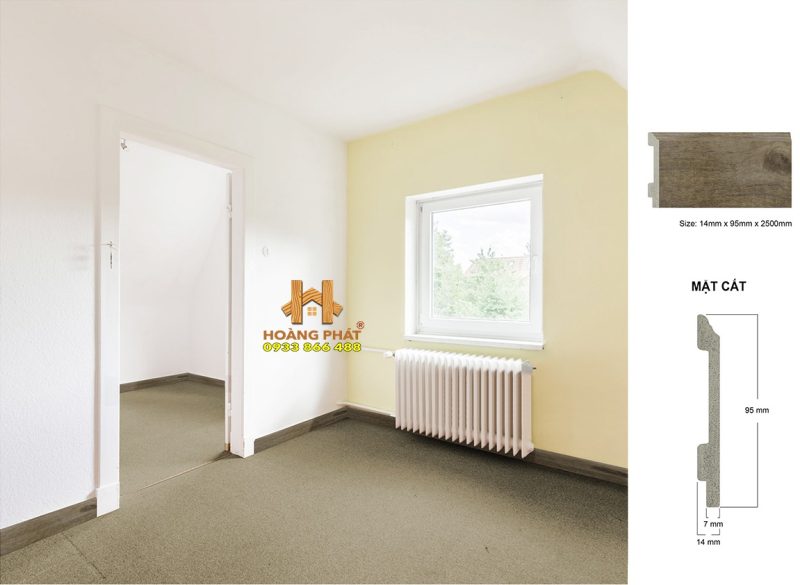 Len Tường Nhựa Cao 95mm HP871-42