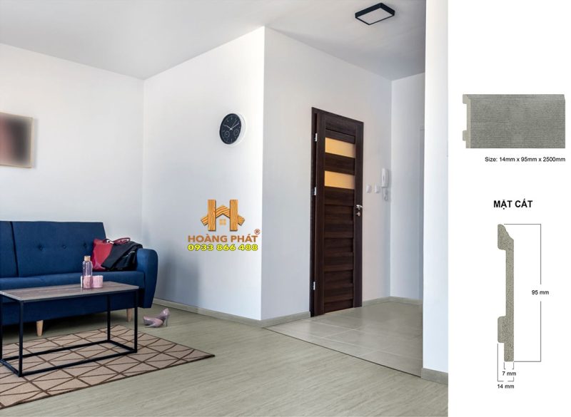 Len Tường Nhựa Cao 95mm HP871-45