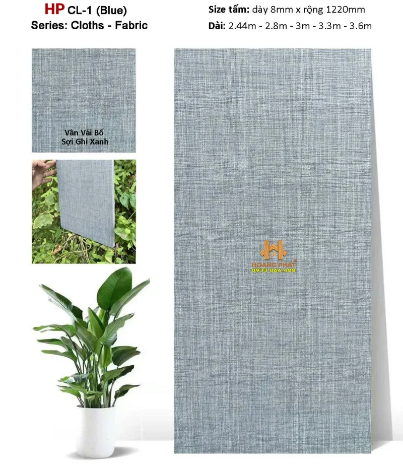 Tấm Ốp Than Tre Vân Vải CL-1