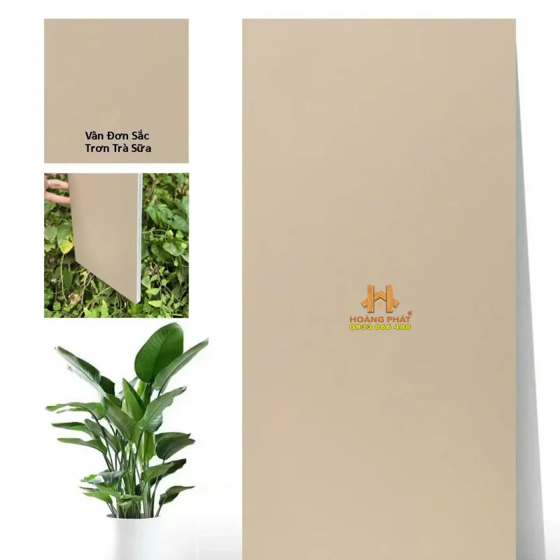 Tấm Ốp Than Tre Màu Đơn Sắc Mịn Nhám SS-10