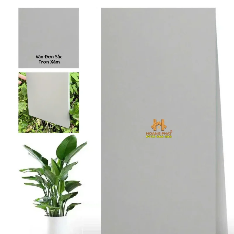Tấm Ốp Than Tre Màu Đơn Sắc Mịn Nhám SS-9
