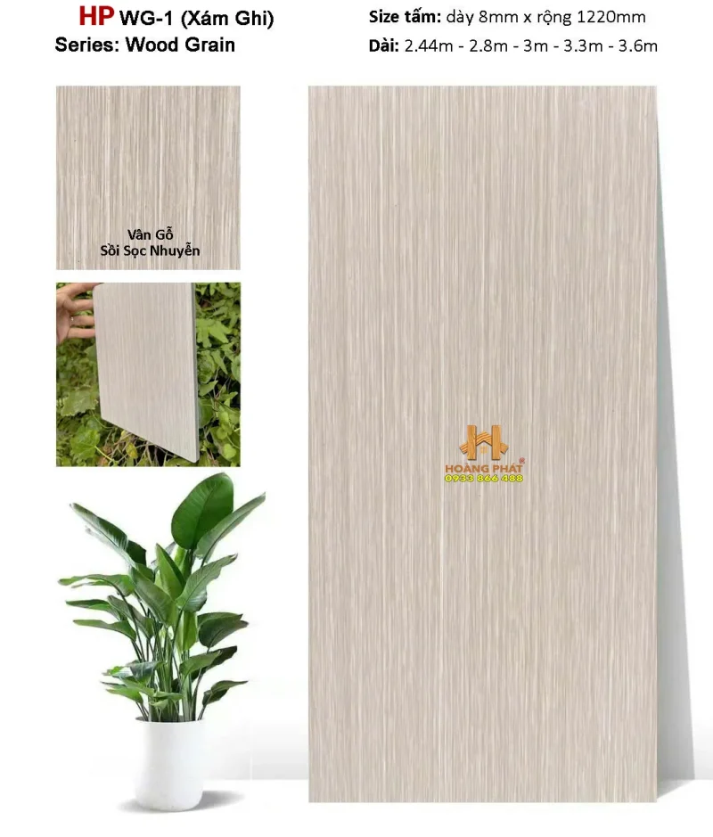 Tấm Ốp Than Tre Vân Gỗ WG-1