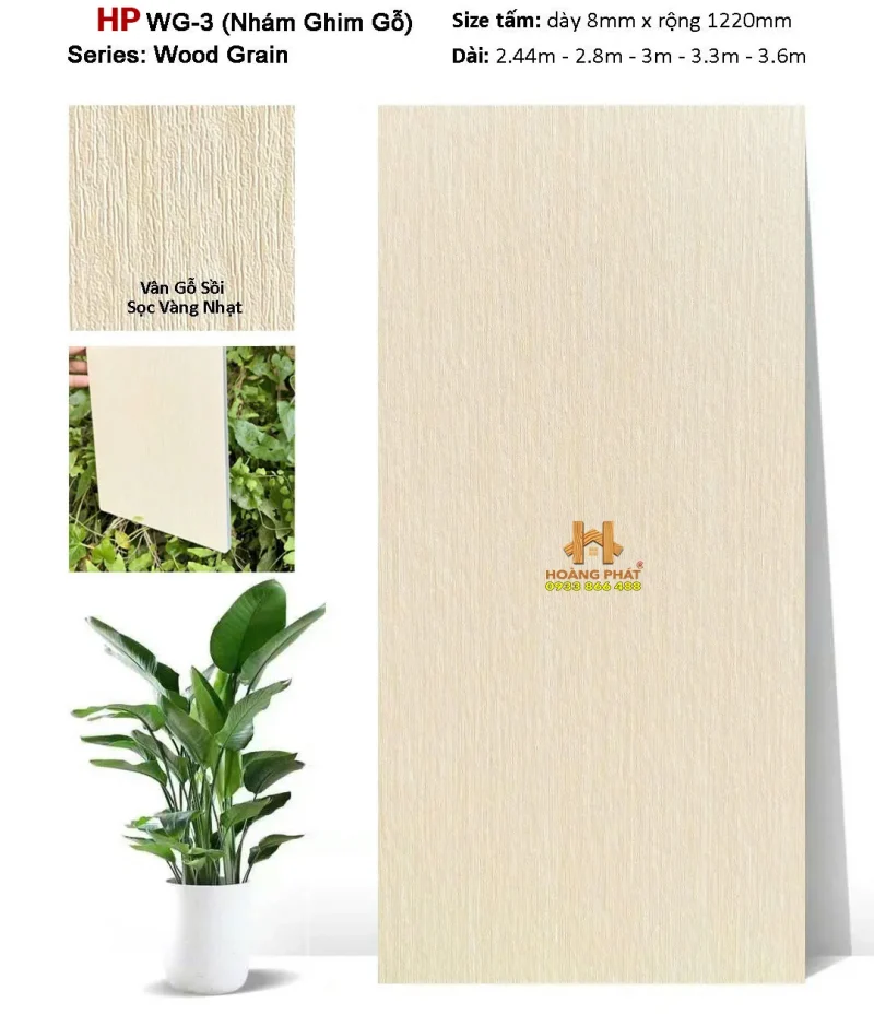 Tấm Ốp Than Tre Vân Gỗ WG-3