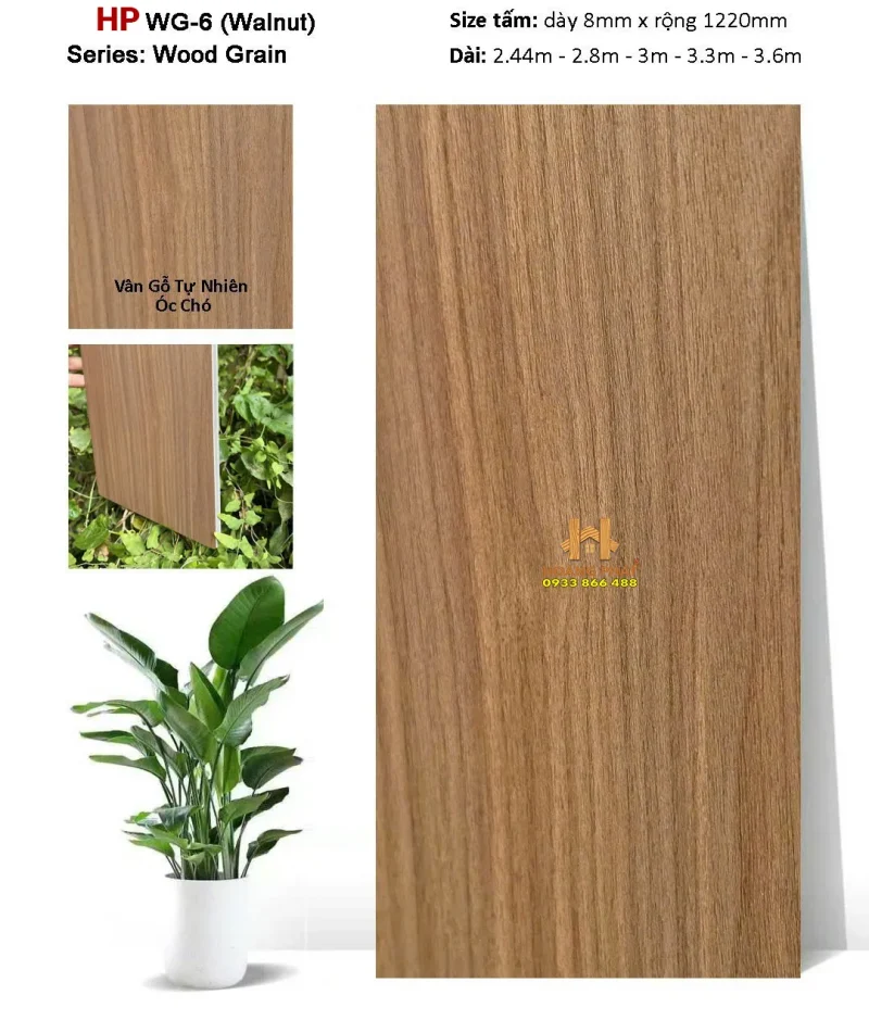 Tấm Ốp Than Tre Vân Gỗ WG-6