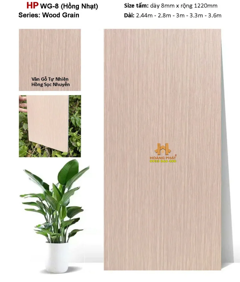 Tấm Ốp Than Tre Vân Gỗ WG-8