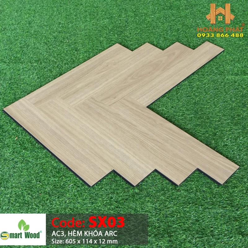Sàn Gỗ SmartWood Xương Cá SX03
