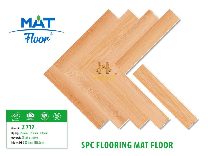 Sàn Nhựa Hèm Khóa Xương Cá Đế Cao Su ZB717