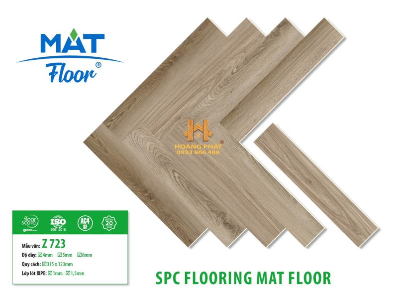 Sàn Nhựa Hèm Khóa Xương Cá Đế Cao Su ZB723