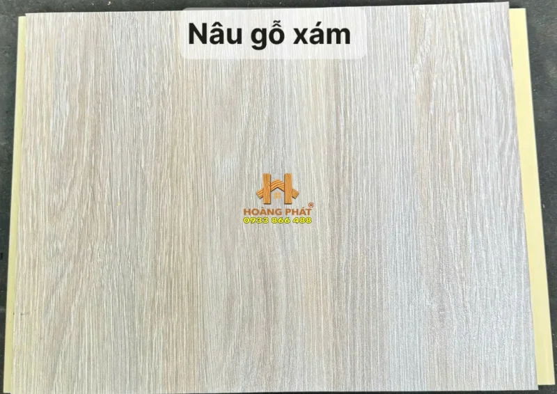 Sàn Nhựa Chịu Lực Nâu Gỗ Xám
