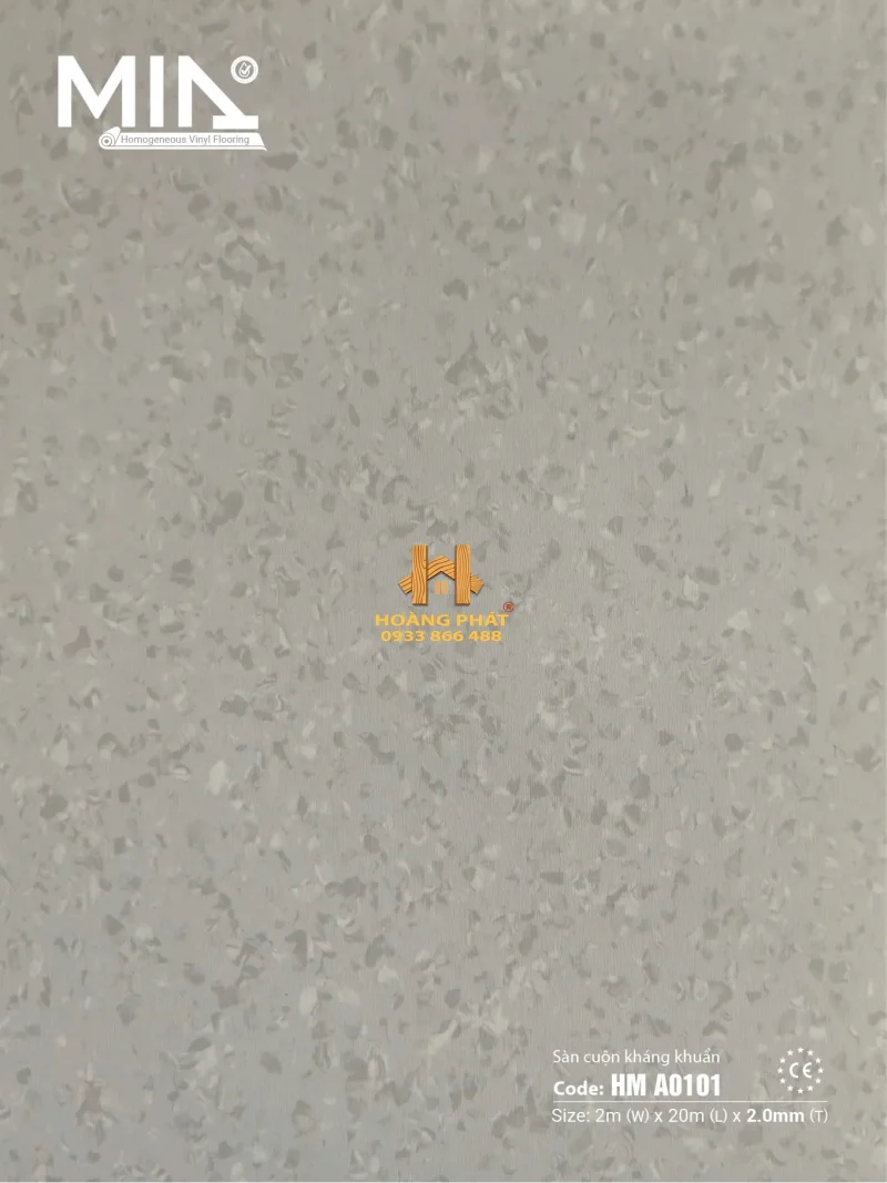 Sàn Vinyl Cuộn Kháng Khuẩn 2.0mm HM A0101