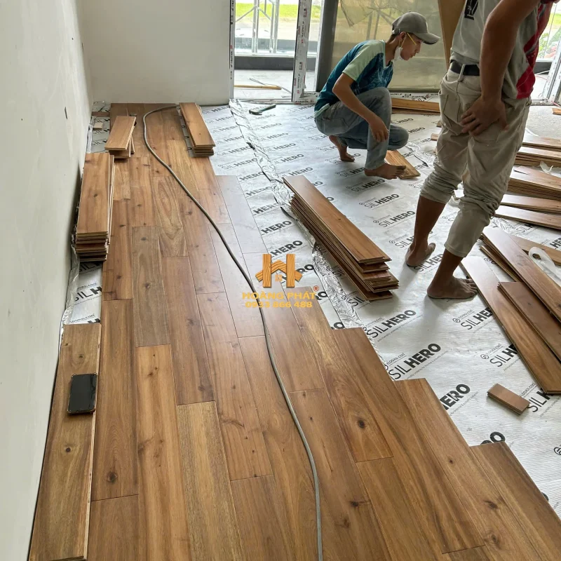 Sàn Gỗ Teak Lào 15 x 120 x 900mm Đẳng Cấp