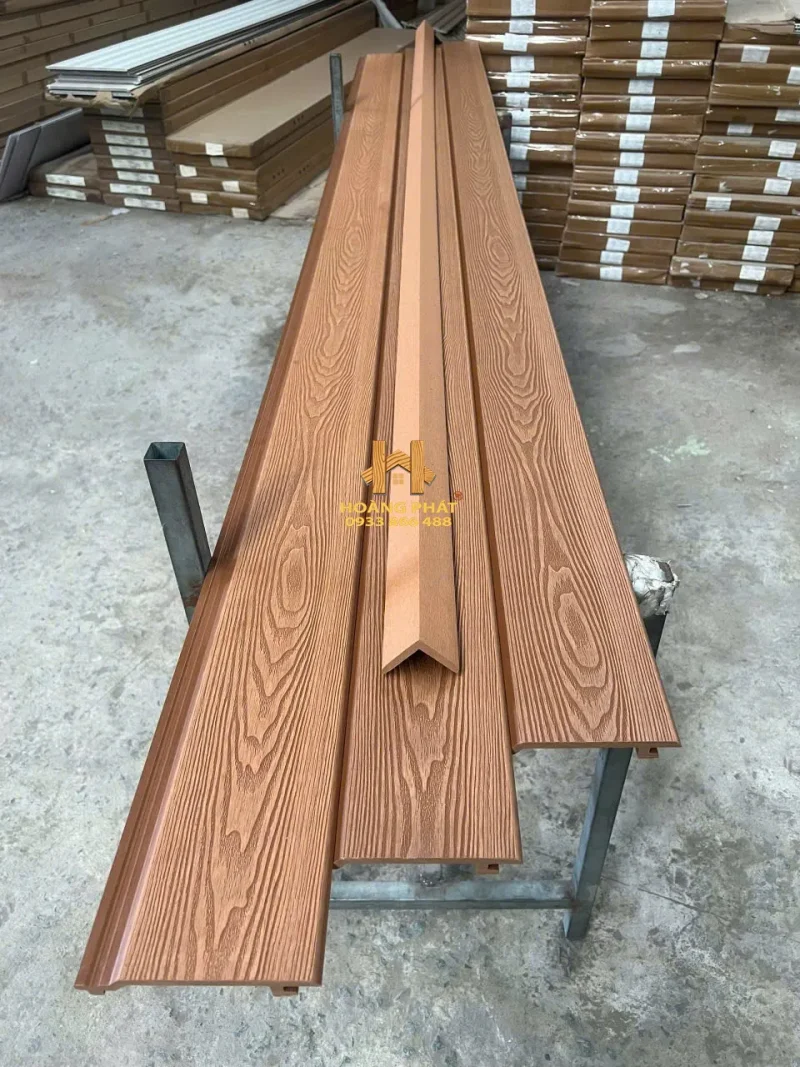 [SUPER SALES] Tấm Ốp Tường Gỗ Nhựa Ngoài Trời Vân 3D