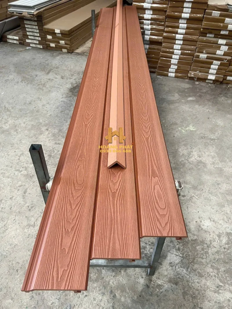 [SUPER SALES] Tấm Ốp Tường Gỗ Nhựa Ngoài Trời Vân 3D