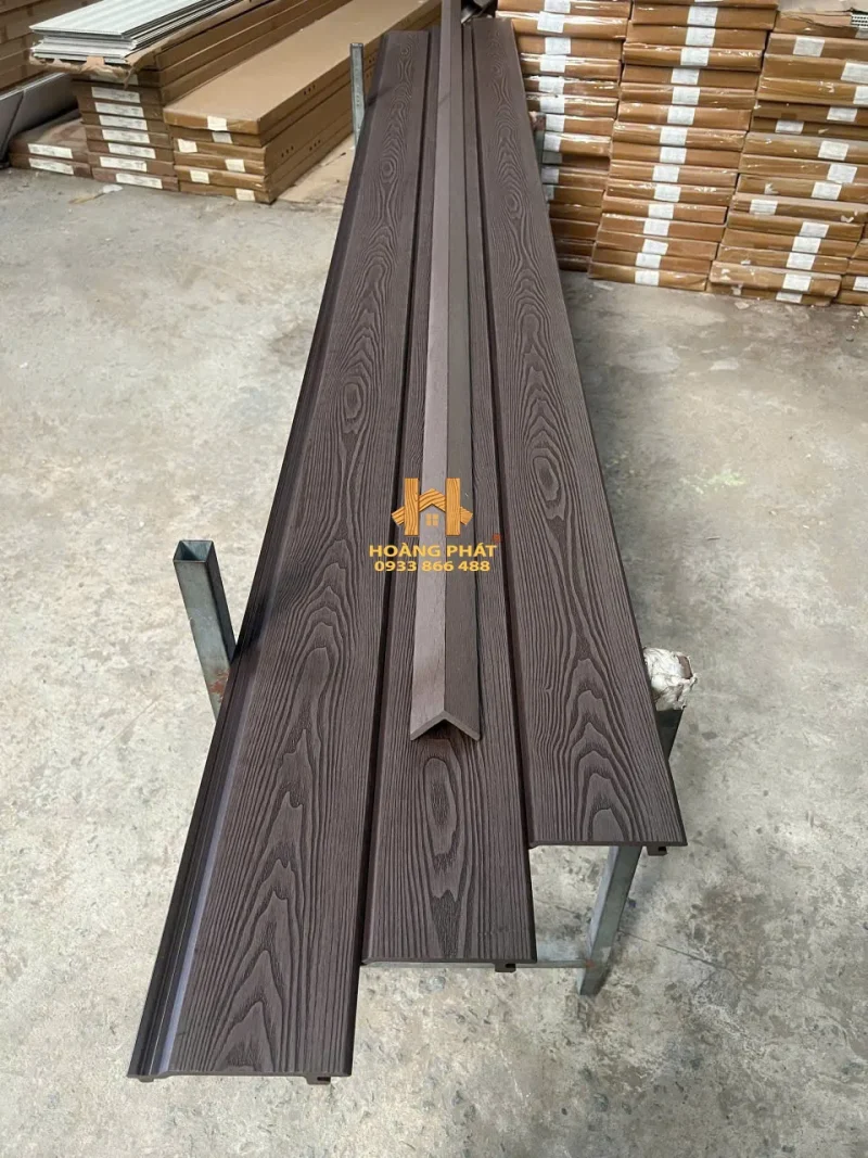 [SUPER SALES] Tấm Ốp Tường Gỗ Nhựa Ngoài Trời Vân 3D