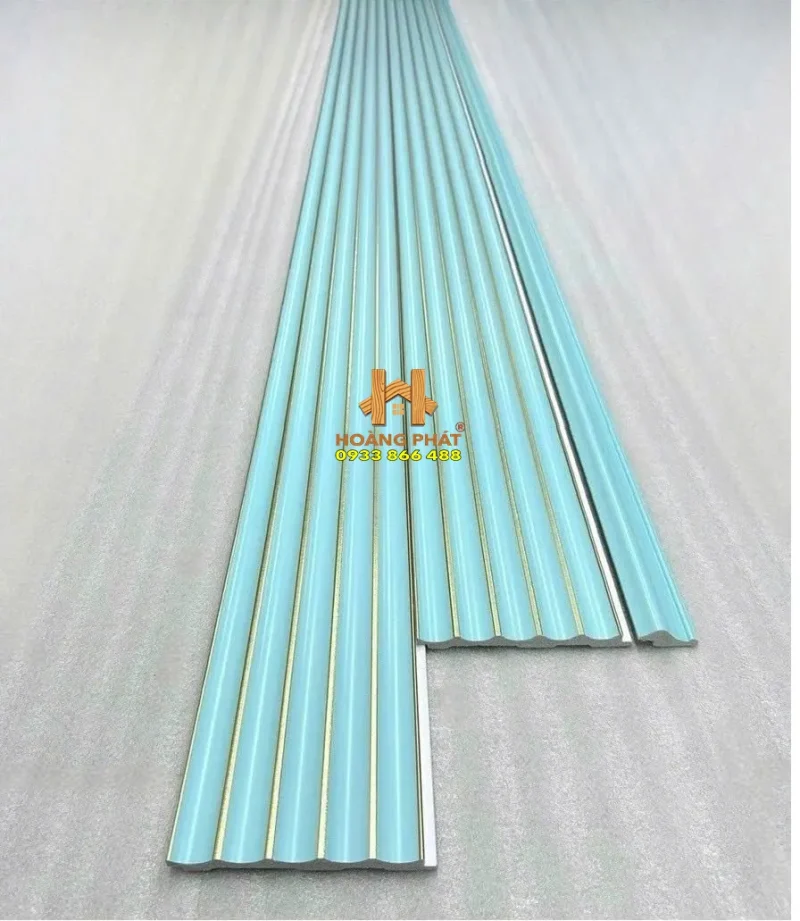Tấm Ốp Tường PS Lam Sóng Bán Nguyệt PS-03