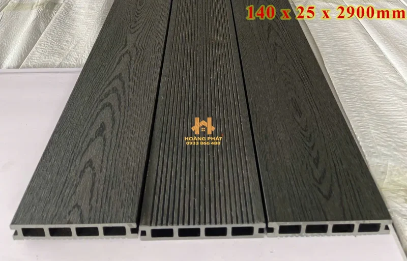 Sàn Gỗ Nhựa Ngoài Trời 2D - Màu Xám