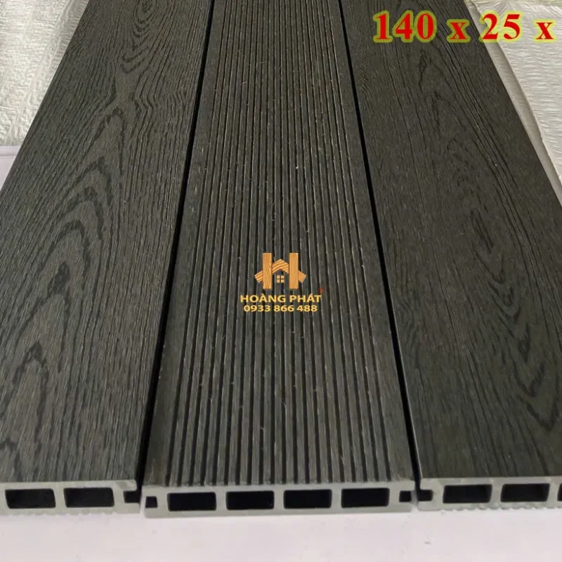 Sàn Gỗ Nhựa Ngoài Trời 2D - Màu Xám
