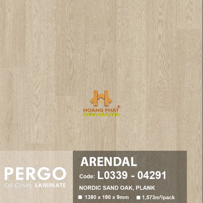 [New 2025] Sàn Gỗ Pergo Arendal 9mm 04291