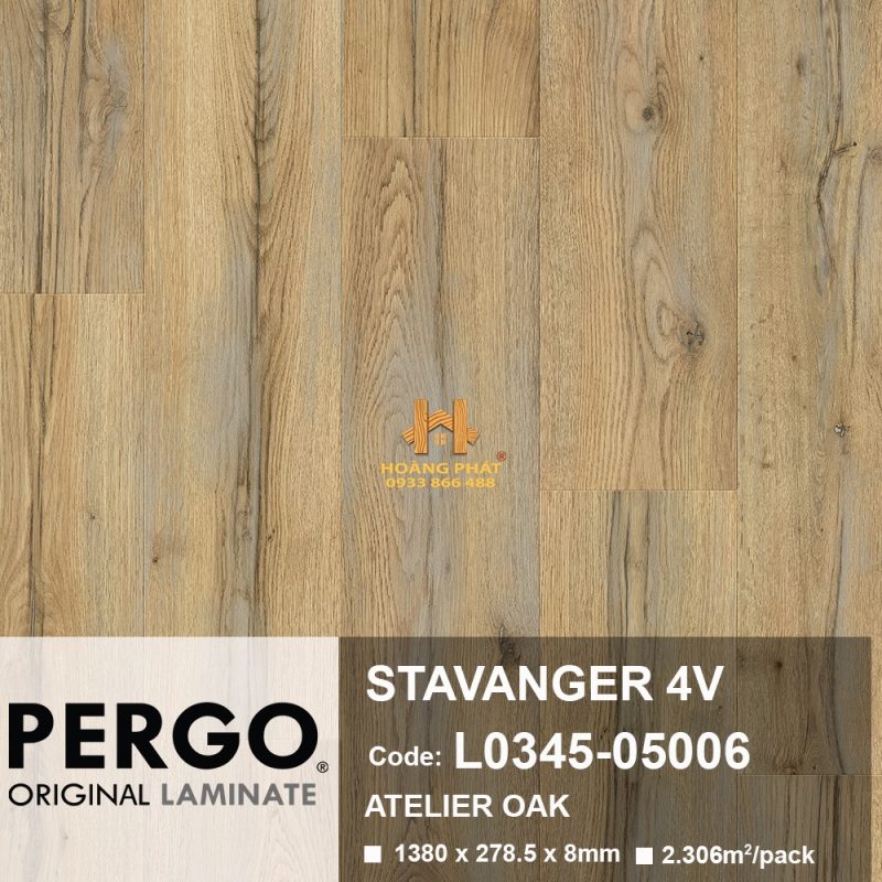 [New 2025] Sàn Gỗ Pergo Stavanger 8mm 05006