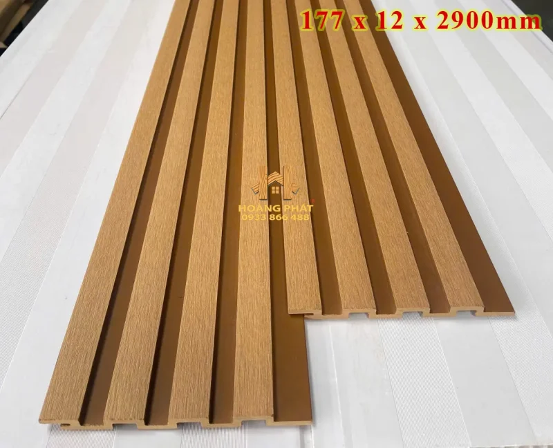 [ĐỘC ĐÁO] Tấm Ốp Lam Sóng Gỗ Nhựa 2 Mặt Tiện Lợi