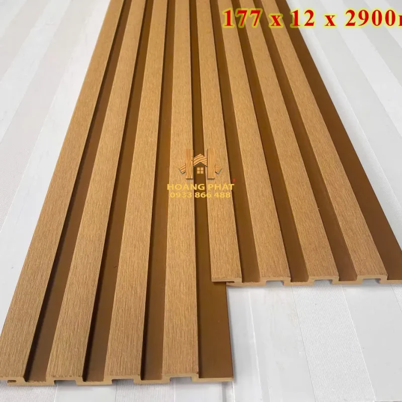 [ĐỘC ĐÁO] Tấm Ốp Lam Sóng Gỗ Nhựa 2 Mặt Tiện Lợi