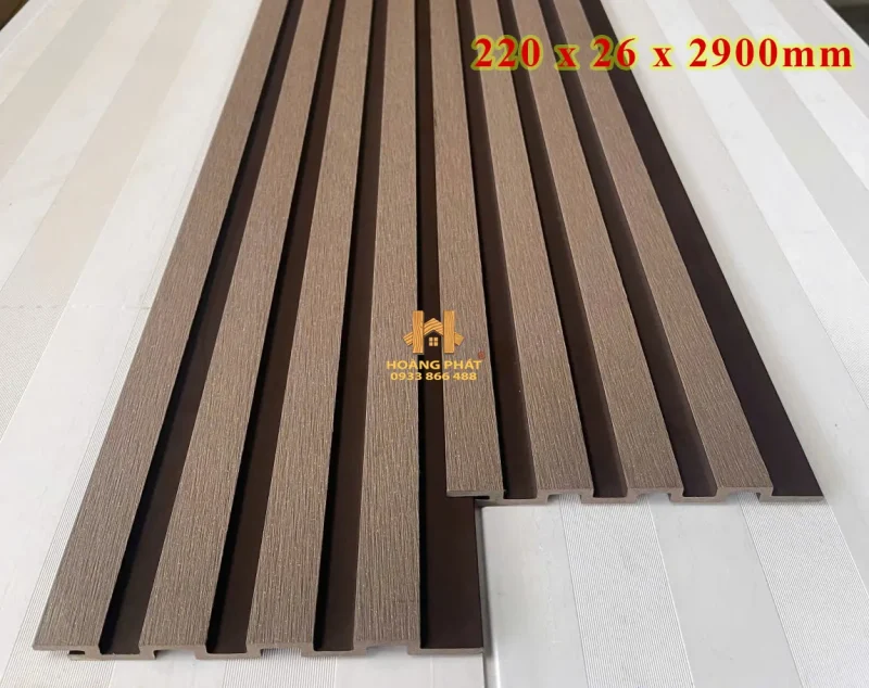 [ĐỘC ĐÁO] Tấm Ốp Lam Sóng Gỗ Nhựa 2 Mặt Tiện Lợi