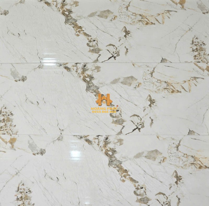 Sàn Nhựa Chịu Lực Vân Đá Trắng