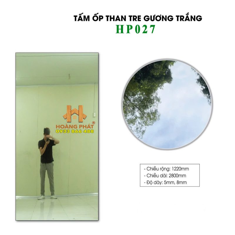 Tấm Ốp Than Tre Gương Phẳng HP027