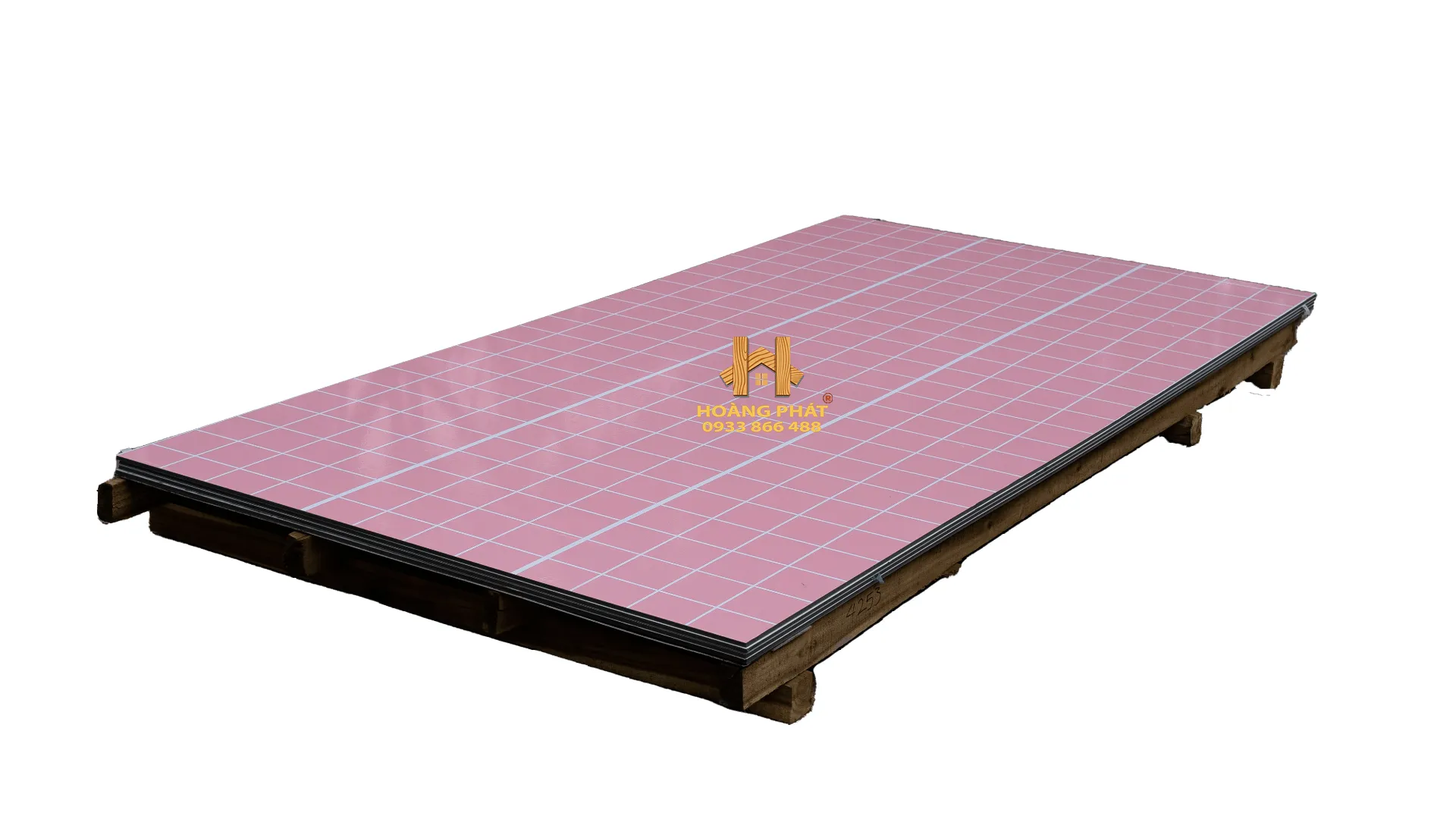Tấm Ốp Than Tre Kẻ Caro Trắng HP928