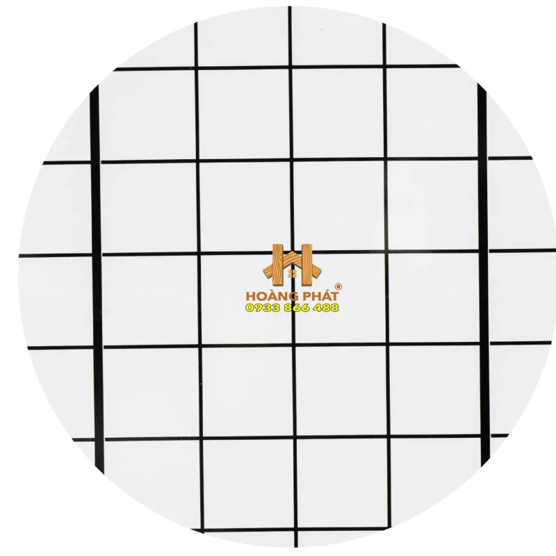 Tấm Ốp Than Tre Kẻ Caro Trắng HP926